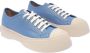 Marni Leren sneakers met logodetail Blue Dames - Thumbnail 2