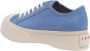 Marni Leren sneakers met logodetail Blue Dames - Thumbnail 3