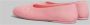 Marni Nappa lederen naadloze kleine strik ballet plat Pink Dames - Thumbnail 3