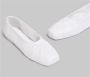 Marni Nappa lederen naadloze kleine strik ballet plat White Dames - Thumbnail 5