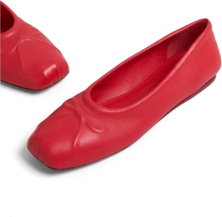 Marni Platte schoenen voor vrouwen Red Dames