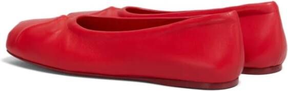 Marni Platte schoenen voor vrouwen Red Dames