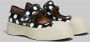 Marni Zwarte Witte Leren Sneakers Mary Jane Stijl Black Dames - Thumbnail 3