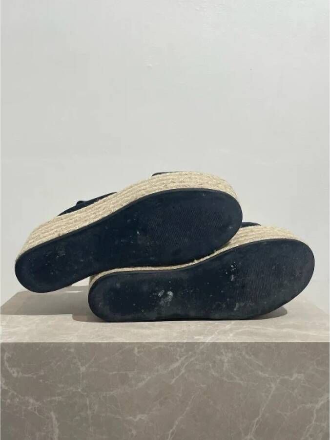 Marni Pre-owned Canvas sandals Black Dames