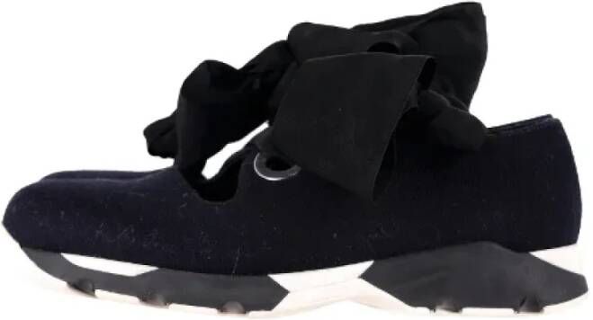 Marni Pre-owned Canvas sneakers Blue Dames