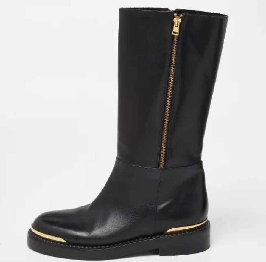 Marni Pre-owned Leather boots Black Dames