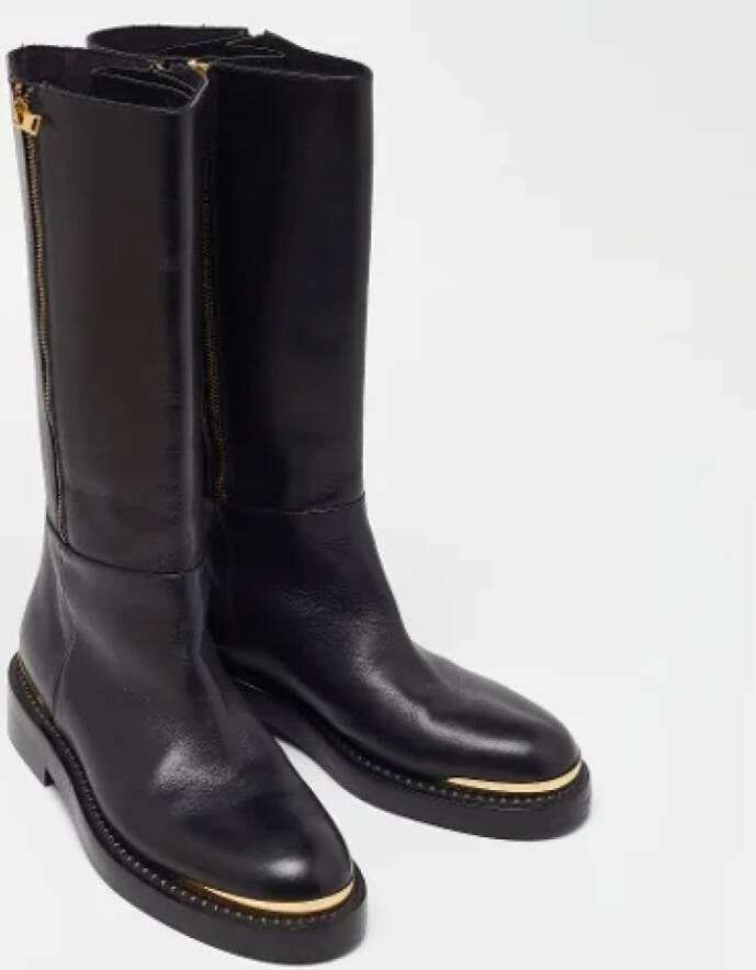 Marni Pre-owned Leather boots Black Dames