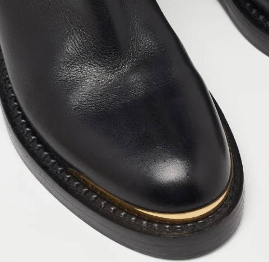 Marni Pre-owned Leather boots Black Dames