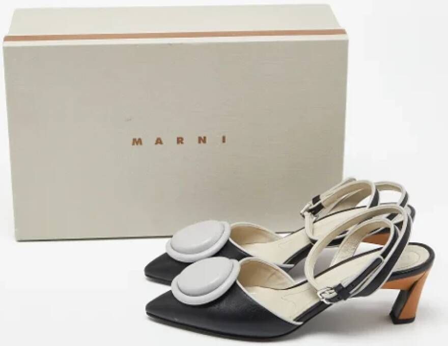 Marni Pre-owned Leather heels Black Dames