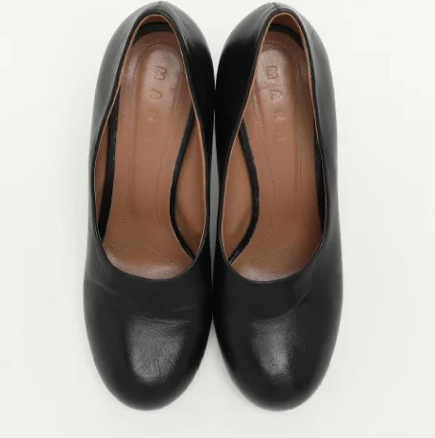 Marni Pre-owned Leather heels Black Dames