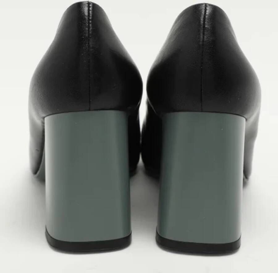 Marni Pre-owned Leather heels Black Dames