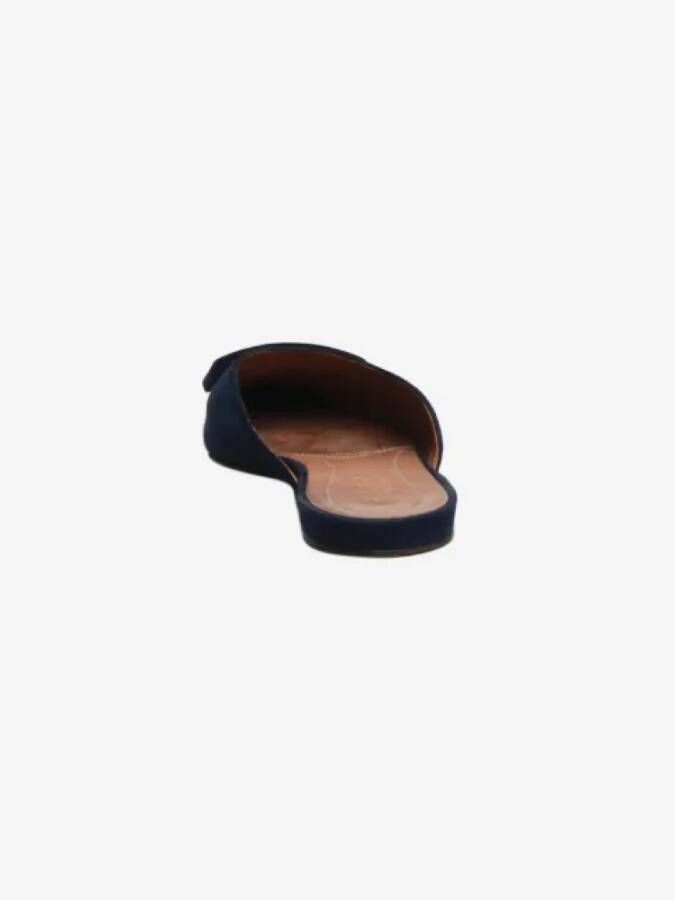 Marni Pre-owned Leather mules Blue Dames