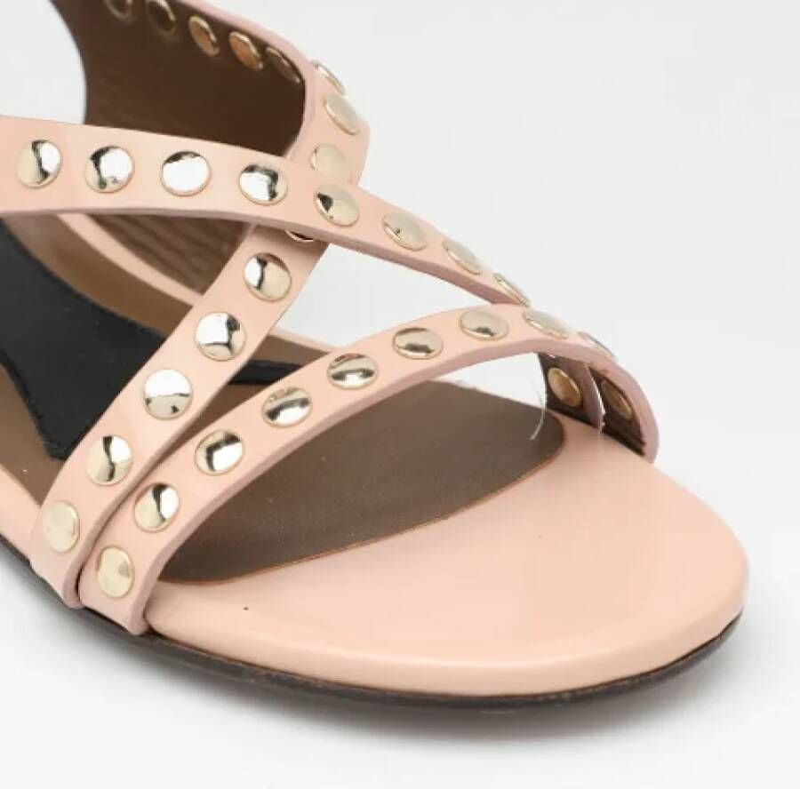 Marni Pre-owned Leather sandals Beige Dames