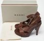 Marni Pre-owned Leather sandals Brown Dames - Thumbnail 9