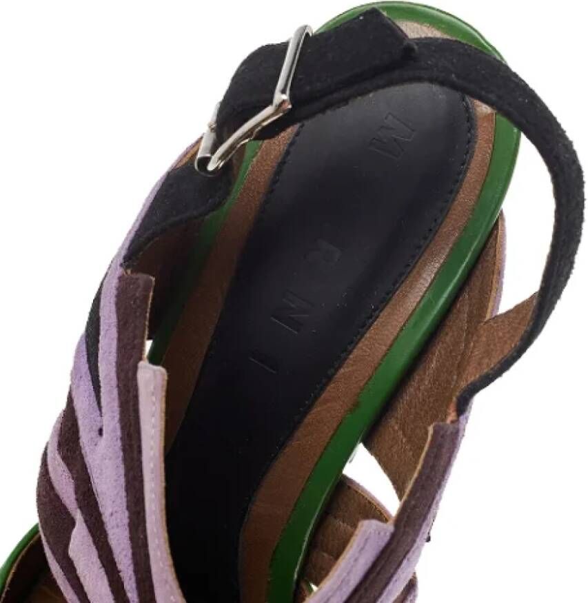 Marni Pre-owned Leather sandals Multicolor Dames