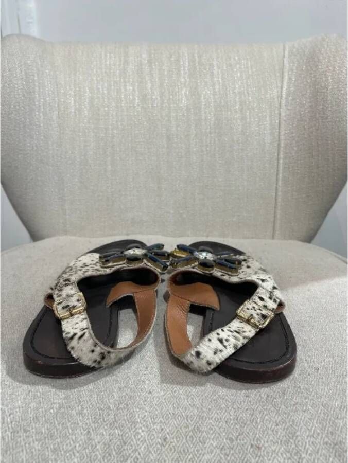 Marni Pre-owned Leather sandals Multicolor Dames