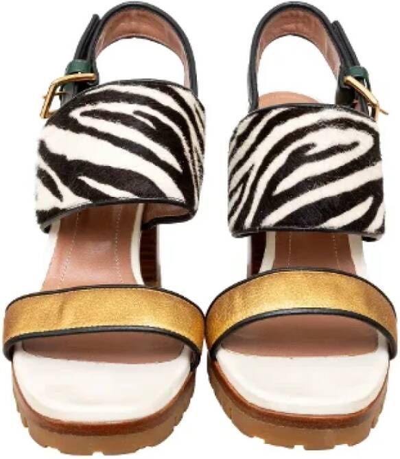 Marni Pre-owned Leather sandals Multicolor Dames