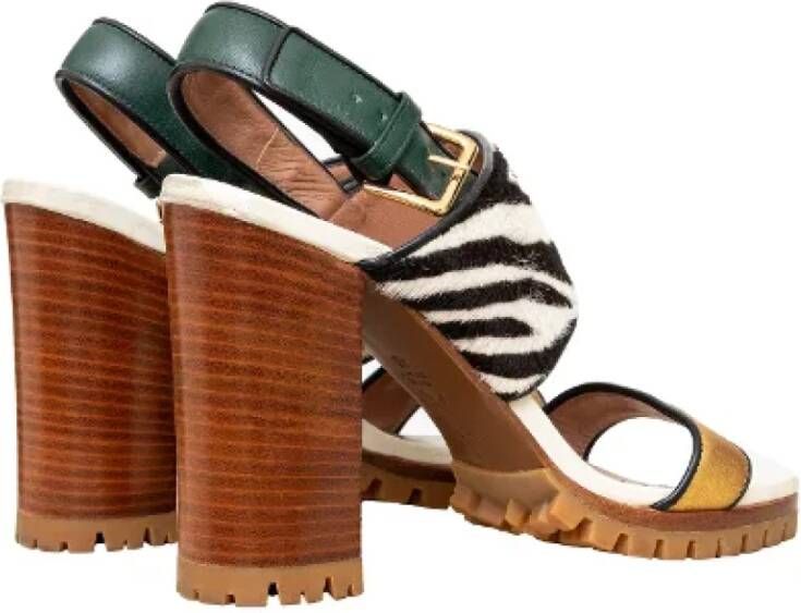 Marni Pre-owned Leather sandals Multicolor Dames