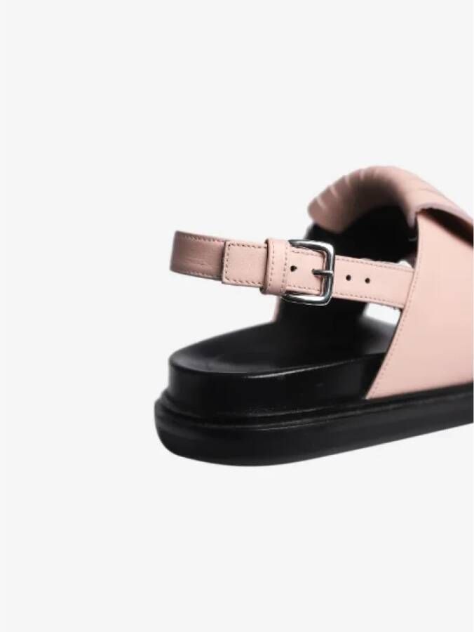 Marni Pre-owned Leather sandals Pink Dames