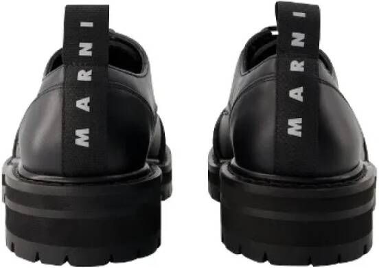 Marni Pre-owned Leather sneakers Black Dames