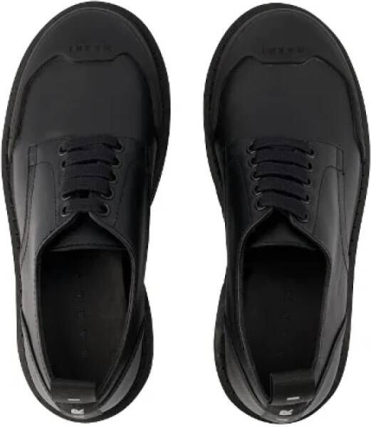 Marni Pre-owned Leather sneakers Black Dames