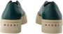 Marni Pre-owned Leather sneakers Green Heren - Thumbnail 3