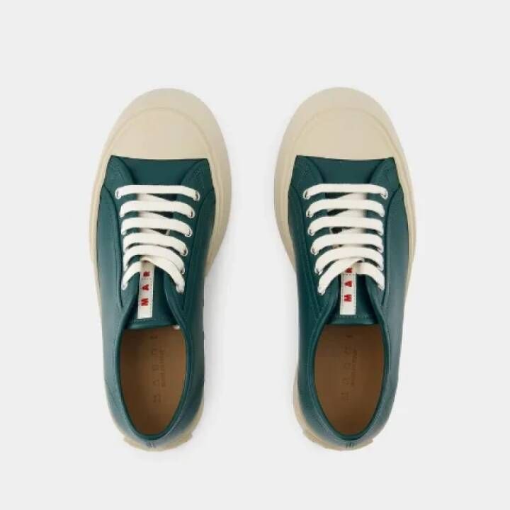 Marni Pre-owned Leather sneakers Green Heren