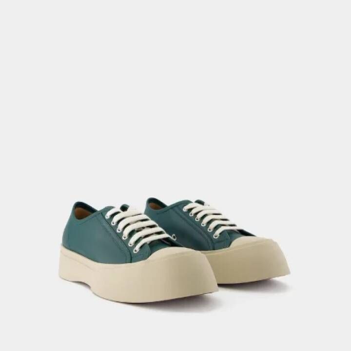 Marni Pre-owned Leather sneakers Green Heren