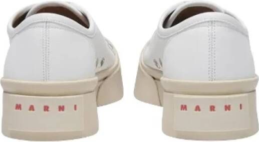 Marni Pre-owned Leather sneakers White Dames