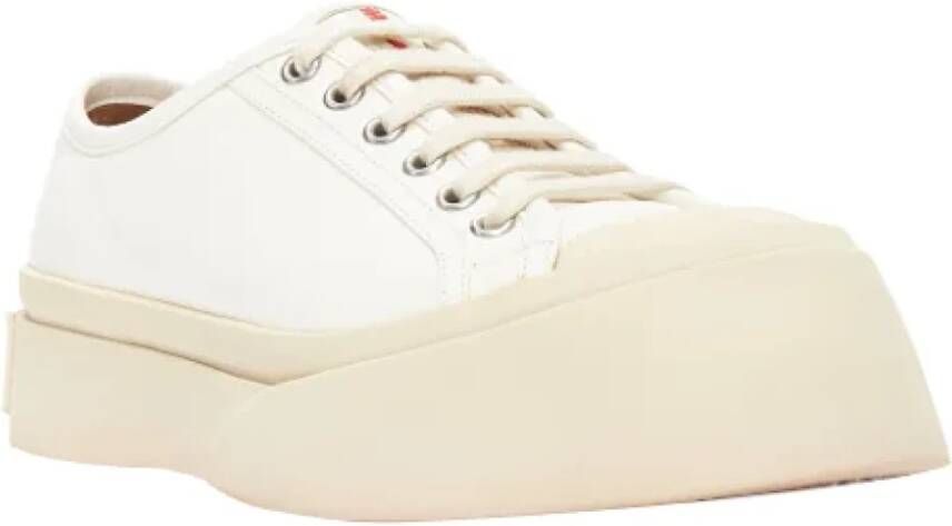 Marni Pre-owned Leather sneakers White Dames