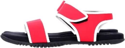 Marni Pre-owned Plastic sandals Red Dames