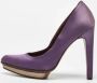 Marni Pre-owned Satin heels Purple Dames - Thumbnail 2