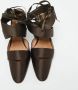 Marni Pre-owned Satin sandals Brown Dames - Thumbnail 3