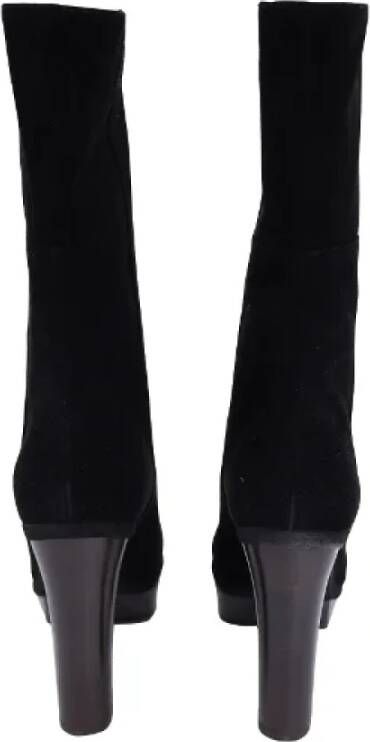 Marni Pre-owned Suede boots Black Dames