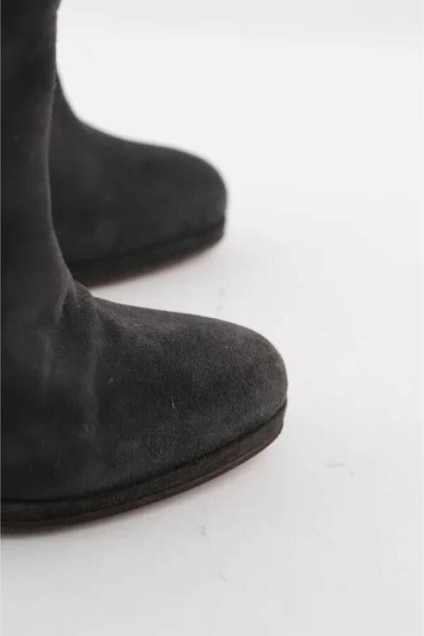 Marni Pre-owned Suede boots Black Dames