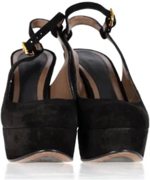 Marni Pre-owned Suede heels Black Dames