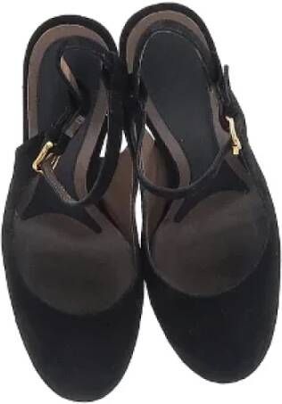 Marni Pre-owned Suede heels Black Dames