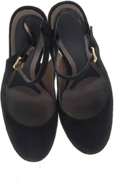 Marni Pre-owned Suede heels Black Dames