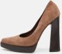 Marni Pre-owned Suede heels Brown Dames - Thumbnail 2