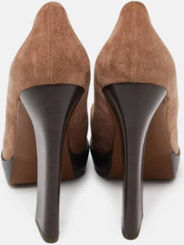 Marni Pre-owned Suede heels Brown Dames