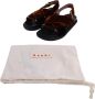 Marni Pre-owned Velvet sandals Brown Dames - Thumbnail 9