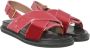 Marni Pre-owned Velvet sandals Red Dames - Thumbnail 4