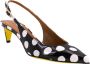 Marni Polkadot Patentleren Slingback Zwart Dames - Thumbnail 2