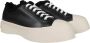 Marni Shearling Lace-Up Sneakers Black Dames - Thumbnail 3