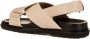 Marni Leren Criss-Cross Platte Sandalen Black Dames - Thumbnail 15