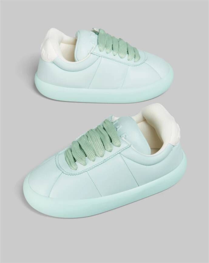 Marni Leren bigfoot 2.0 sneaker Blue Dames