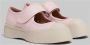 Marni Low-Top Sneakers Mary Jane Sneakers Leather Pink in roze - Thumbnail 7