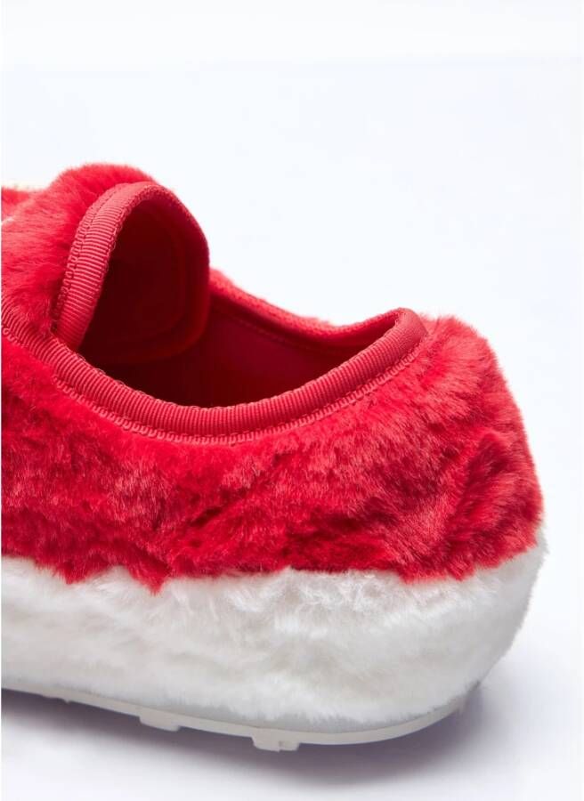 Marni Teddy Tennis Sneakers Red Dames