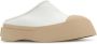 Marni Witte Leren Platform Slippers White Dames - Thumbnail 2