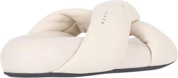 Marni Witte Sandalen Sandali White Dames